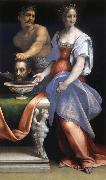 Cesare da Sesto Salome with the bead of Fohn the Baptist oil painting